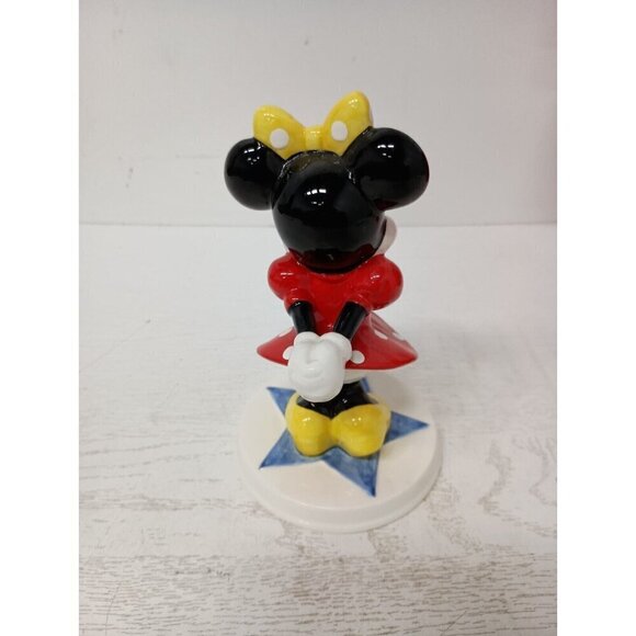 Vintage 1980s Schmid Disney Characters Mini Mouse Porcelain Figurine Collectible - Picture 9 of 12